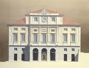 Národní divadlo San Carlos, Lisabon, Portugalsko od Andras Kaldor