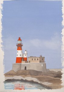 Maják Longstone, ostrov Farne od Andras Kaldor