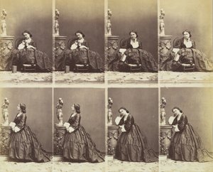 Berta, 1862. od Andre Adolphe Eugene Disderi