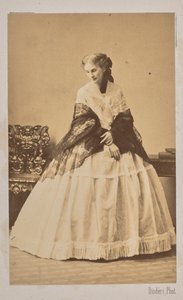 Vévodkyně Sofia de Morny 1838-1896, rozená hraběnka Trubetskaya, 1862. od Andre Adolphe Eugene Disderi