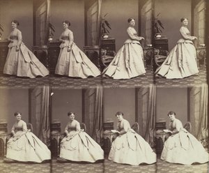 Esther David, 1866. od Andre Adolphe Eugene Disderi