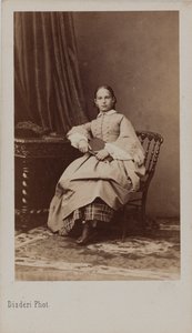 Portrét princezny Eugenie Maximilianovny z Leuchtenbergu 1845-1925, cca 1865. od Andre Adolphe Eugene Disderi