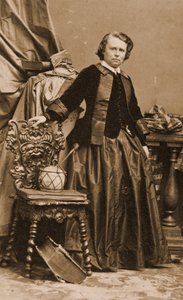 Portrét Rosy Bonheur, kolem roku 1861 (foto) od Andre Adolphe Eugene Disderi