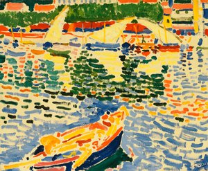 Lodě v přístavu Collioure, asi 1905 (olej na plátně) od Andre Derain