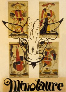 Obálka francouzského surrealistického časopisu "Minotaure" od Andre Derain