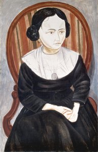 Dívka v černém, asi 1913 (olej na plátně) od Andre Derain