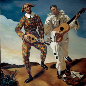Harlekýn a Pierrot od Andre Derain