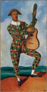Harlekýn s kytarou od Andre Derain
