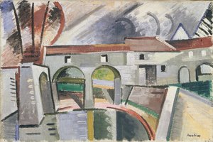 Mlýn na řece Marně od Andre Derain