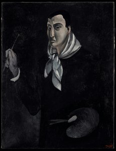 Portrét umělce, asi 1912-14 (olej na plátně) od Andre Derain