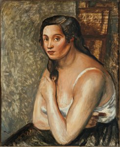 Sedící žena v košili. od Andre Derain