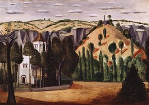 Kostel ve Vers od Andre Derain