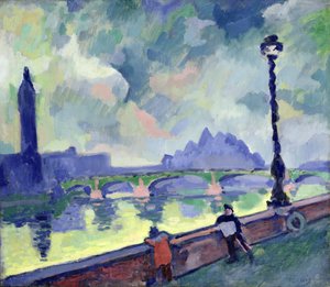 Pohled na Temži u Westminsterského mostu, asi 1905-06 od Andre Derain