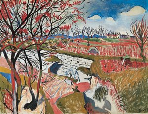 Vinice na jaře od Andre Derain