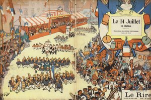 Bastille Day Parade, ilustrace pro Le Rire