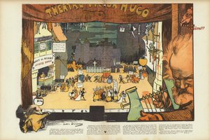Sto let od narození Victora Huga, ilustrace pro Le Rire