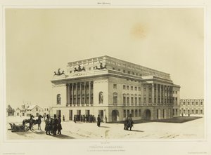 Alexandrinské divadlo v Petrohradě, c. 1840 od Andre Durand