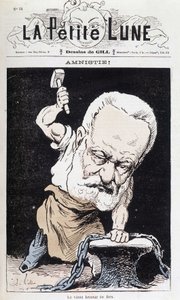 Amnestie! : The Old Iron Breaker (Cartoon Victor Hugo) – od Gilla, v „“The Little Moon““ od Andre Gill