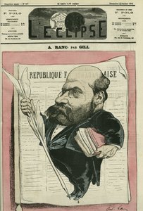 Arthur Ranc (1831-1908), francouzský novinář a politik. Obálka „“L