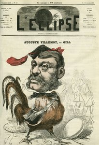 Auguste Villemot (1811-1871), francouzský novinář. Obálka “”L