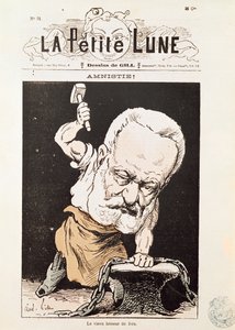 Karikatura Victora Huga (1802-85) z přední obálky 