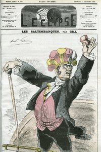 Karikatura „The Saltimbanks“, „“ rip! Nebojujte! “”, série o šarlatánech. Obálka „“L