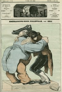 Kreslený film „Líbáme Folleville“, vaudeville od Eugene Labiche (1815-1888) a Augusta Lefranca (1814-1878). Obálka „“L