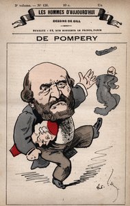 Karikatura Edouarda de Pompery 1812-1895 z 