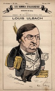 Karikatura Louise Ulbacha (1822-1889) z 