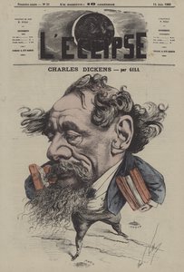 Charles Dickens par Gill od Andre Gill