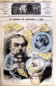 Edmond de Goncourt – od Gilla, v „“L