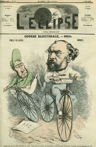 Emille Ollivier (1825-1913), francouzský politik a Bancel. Obálka „“L