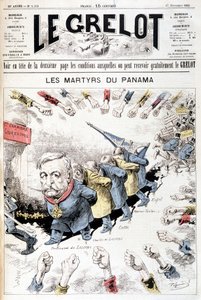Ferdinand de Lesseps – od Gilla, v „The Men of Today“, konec 19. století od Andre Gill