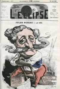 Jules Noriac (1827-1882), francouzský spisovatel, kritik a novinář. Obálka “”L
