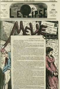 Melie, Meliin milostný dopis má její „Tatave“, Gustave Viaut. Obálka v “”L