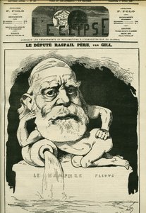 Portrét Francois-Vincenta Raspaila (1794-1878), francouzského chemika, lékaře a politika. Obálka “”L