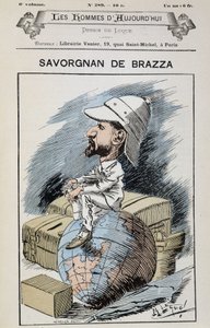 Savorgnan de Brazza – od Gilla, v “”Dnešní muži”” od Andre Gill