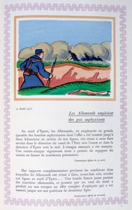 Němci používají plynný chlór, Ypres, 22. dubna 1915, 1919