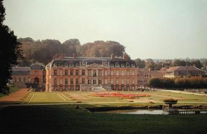 Pohled na zahradní průčelí, postavené v letech 1675-83