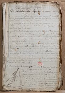 Paní 198 Page z Traite des Sections Coniques, 1788