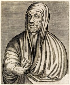Avicenna nebo Ibn Sina: Perský polymath, z Pravých portrétů od André Théveta publikovaného v roce 1584 od Andre Thevet