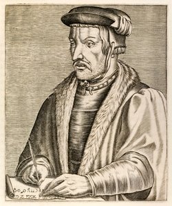Heinrich Cornelius Agrippa, z ?True Portraits? André Thévet, publikoval v roce 1584 od Andre Thevet