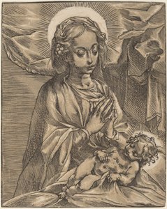 Madonna a dítě, 159193. od Andrea Andreani