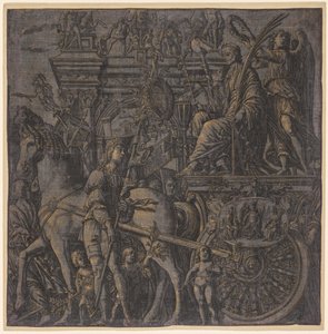Triumf Julia Caesara: Caesar Triumphant od Andrea Andreani