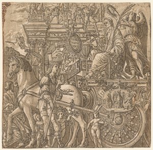 Triumf Julia Caesara: Caesar Triumphant, 1593-99. od Andrea Andreani