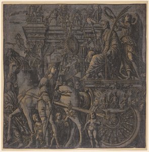 Triumf Julia Caesara: Caesar Triumphant, 1593-99. od Andrea Andreani