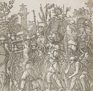 Triumf Caesara, 1599 od Andrea Andreani