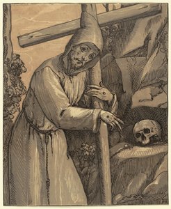Svatý František z Assisi od Andrea Andreani, after Alessandro Casolani