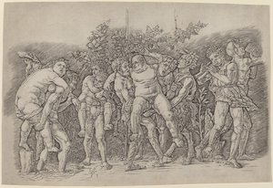 Bakchanal se Silenusem od Andrea Mantegna