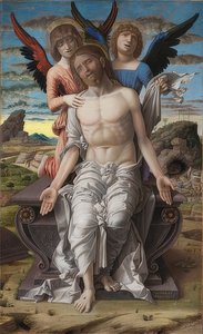 Kristus jako muž bolesti. 1495-1500 od Andrea Mantegna